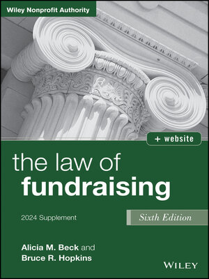 cover image of The Law of Fundraising, 2024 Cumulative Supplement